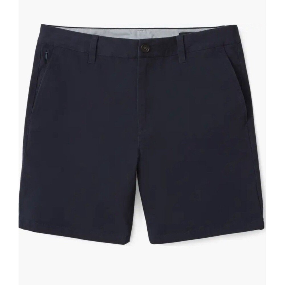 Bonobos Washed Stretch Cotton Chino Shorts In Navy Sz W28-7” New